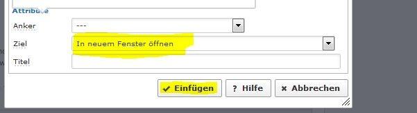 einfügen