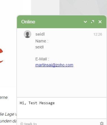 tawk.to live chat joomla